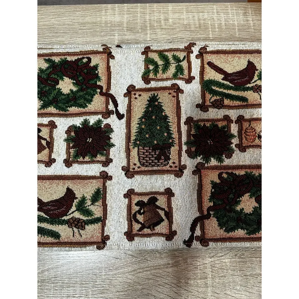 Christmas Holiday‎ Table Mats Lot of 5 Red